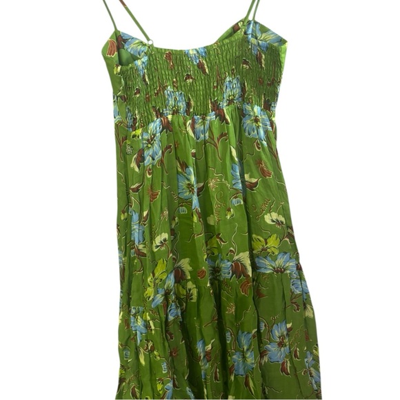 NWT Alemais Hotel Lamu Midi Dress Green 8 - Picture 11 of 15